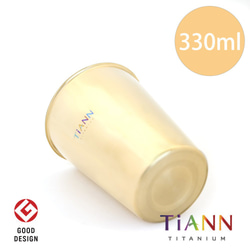 【TiANN】Titanium Coffee Cup  (Gold) 3枚目の画像