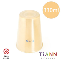 【TiANN】Titanium Coffee Cup  (Gold) 4枚目の画像