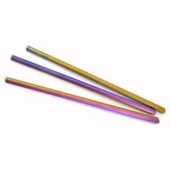 Titanium Straw - Multicolored (8 mm) 2枚目の画像