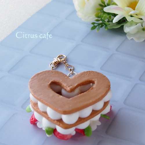 Lucky Cream Chocolate 様　パンケーキのバッグチャーム Lucky Cream Chocolate 様 パンケーキのバッグチャーム