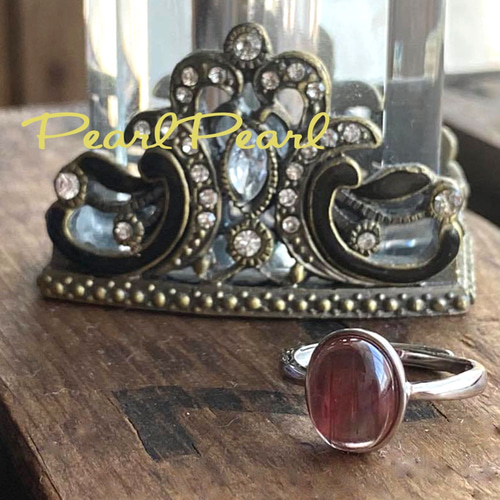 希少な赤い石＊アンデシンリング 指輪・リング PearlPearl＊パール 