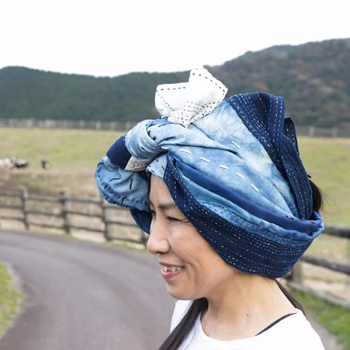 shigechan　刺し子ストール 一点物】サシコストール(ASSORT): 『チャイハネ』公式通販