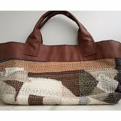 ビンテージ 襤褸 BORO ボロ 刺し子 トートバッグ　RRL ③ Tote Bag Boro Fabric / ボロトートバック – TERAS