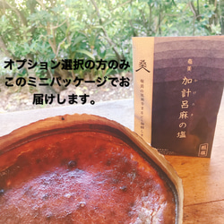 <凍らせたらアイスケーキになる!>グルテンフリー ティキコーヒーカケロマ  かけろま黒糖チーズケーキ 加計呂麻の塩つき 10枚目の画像