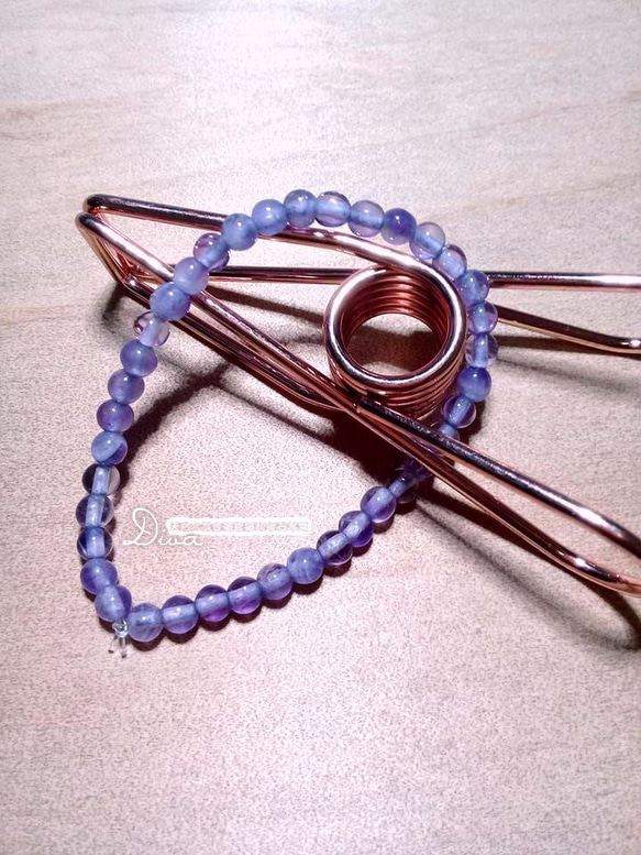 紫瑩石手串珠Fluorite Bracelet 第2張的照片