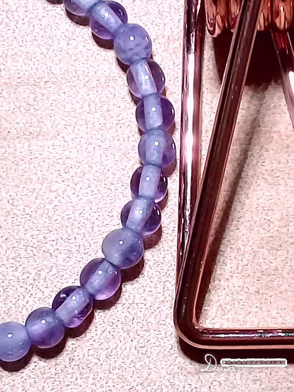 紫瑩石手串珠Fluorite Bracelet 第5張的照片