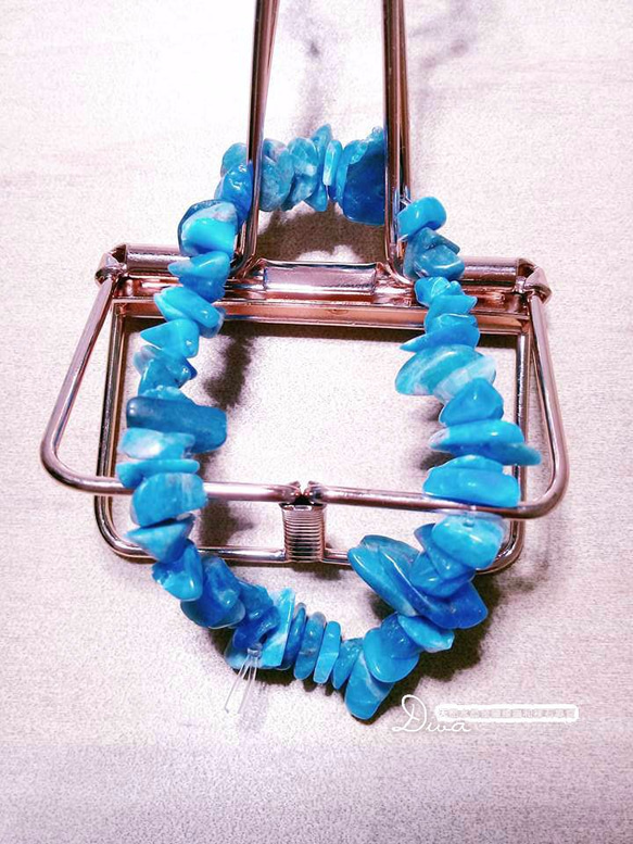 藍蛋石手串珠Blue Opal Bracelet 第3張的照片