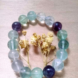 螢石手串珠Fluorite Bracelet 第4張的照片