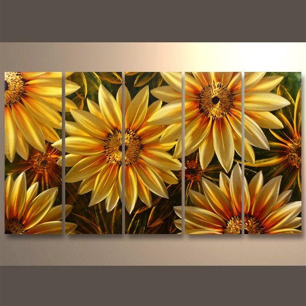 【オリジナル】「ひまわり」抽象画　現代アート　モダンアート　インテリア