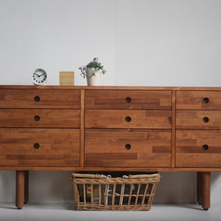 北欧デザインの引き出し9杯浅い引き出し6杯深い引き出し3杯 チェスト