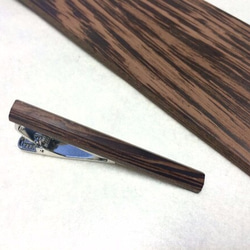 木製ネクタイピン　Wenge  B 3枚目の画像