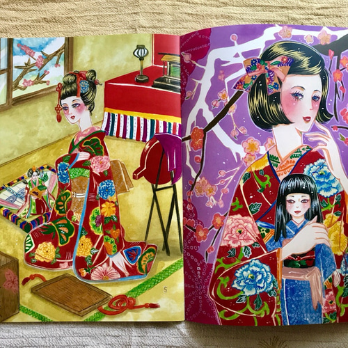 昭和レトロ・大正ロマンイラスト集】むらさきろまん帖 - はい