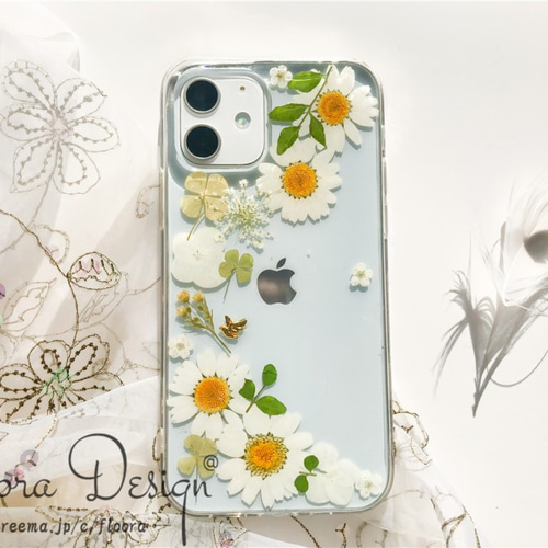 押し花スマホケース♡アートギャラリー