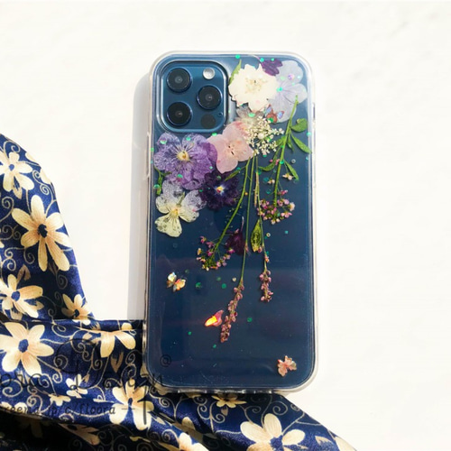 ケース 防水 電話iphone11 12 pro ドライフラワー Amazon.co.jp: 花の電話ケース美しい防水保護電話iphone11 / 12 / pro