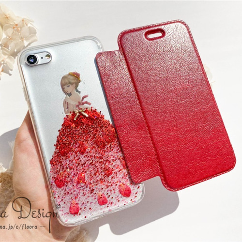 フレッシュな香りが漂う 押し花 お花 スマホケース iPhone14 iPhone13 