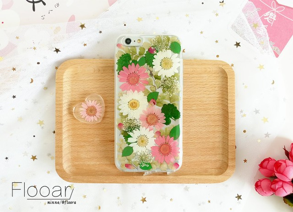 春のお花畑♪スマホケース 1枚目の画像