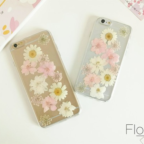 春の日 押し花ケース iPhoneケース・カバー floora 通販｜Creema  