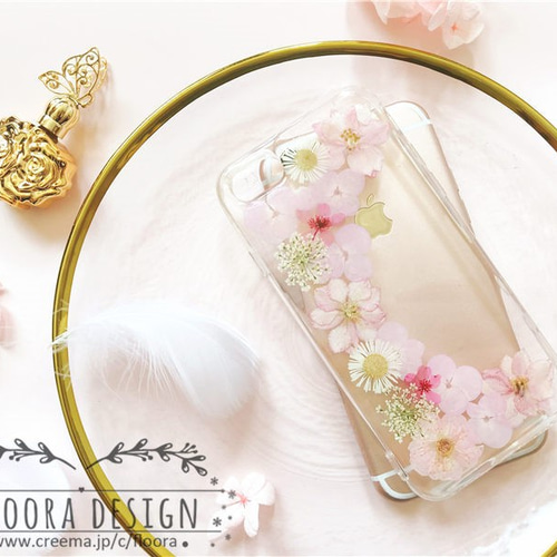 押し花 ドライフラワー ・.｡*・押し花 [全機種対応