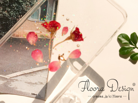 sale☆XPERIA Z3 押し花ケース ナチュラル