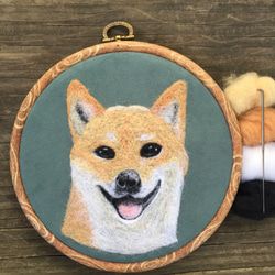 ウールフェルト刺繍 - カスタムシミュレーション動物犬記事 2枚目の画像