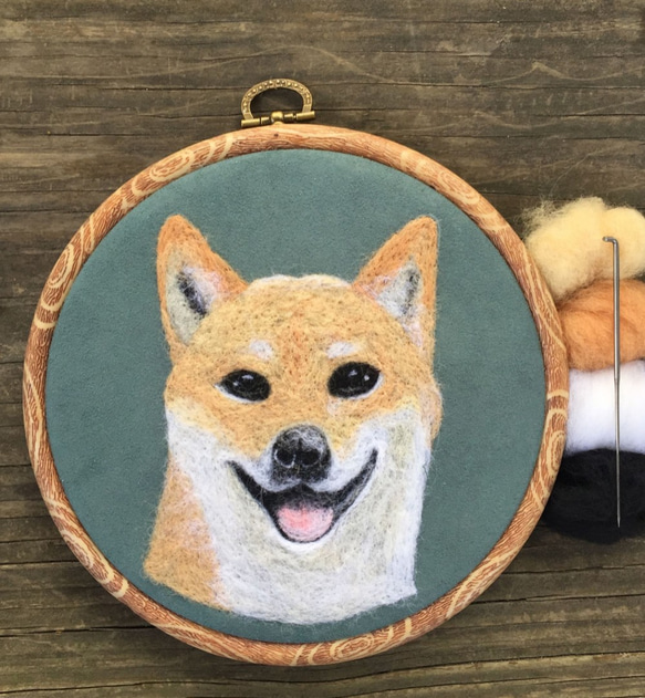 ウールフェルト刺繍 - カスタムシミュレーション動物犬記事 2枚目の画像