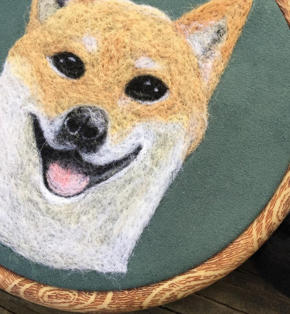 ウールフェルト刺繍 - カスタムシミュレーション動物犬記事 3枚目の画像