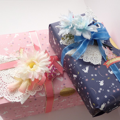 ギフトラッピングBOX有料《お誕生日や、洋風のお祝いプレゼント