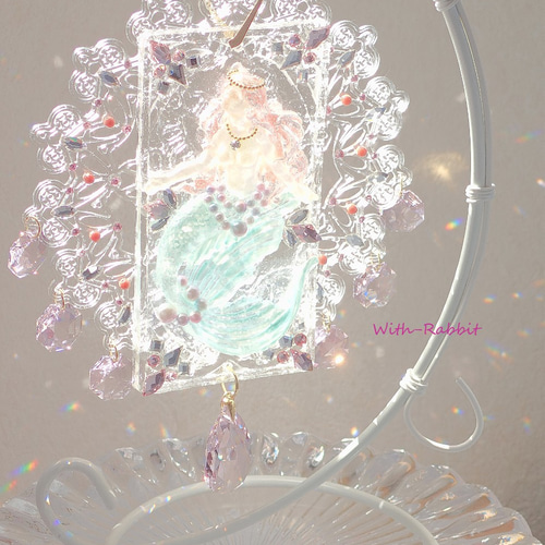 ☆かおmama☆様♡*.スワロフスキー♡スタンドサンキャッチャー2点♡ サンキャッチャー スタンド 置き型 スワロフスキー 母の日