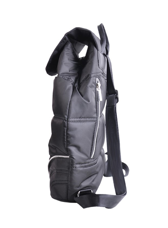 春捲包 / 尼龍布包 / 雙肩背包 / 黑色 / Spring Roll Backpack / Black 第9張的照片