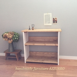 サイズオーダー可】【引取可能】5段飾り棚 DVD収納 本棚 幅60cm W/W