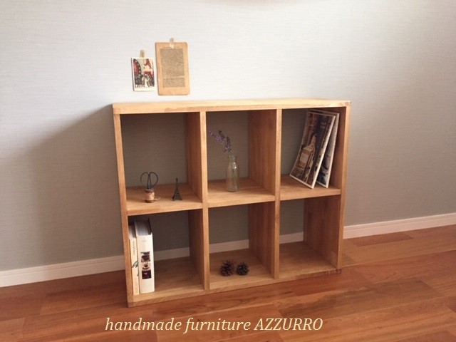 6マスシェルフ/本棚 /シェルフ /A4サイズ/ラック/収納