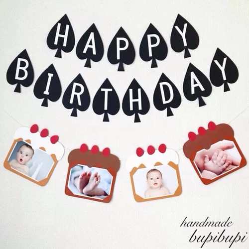 1周年記念商品】♠︎スペードのバースデーガーランド♠︎ ガーランド