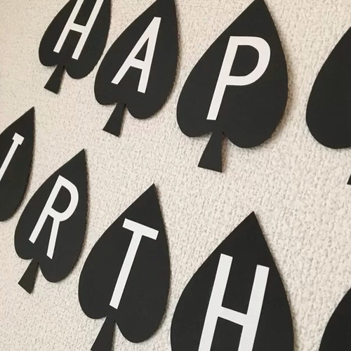 1周年記念商品】♠︎スペードのバースデーガーランド♠︎ ガーランド