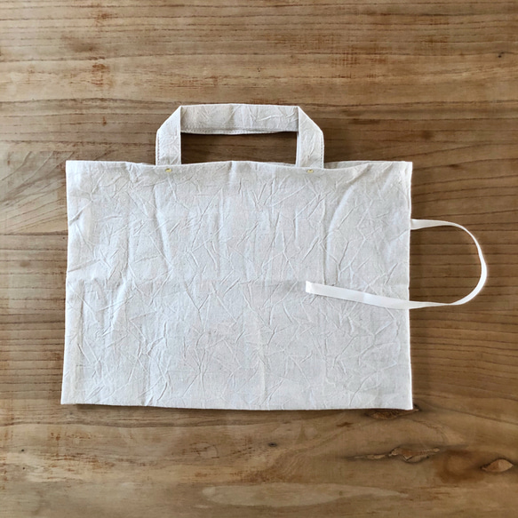 washer eco bag(ecru) 4枚目の画像