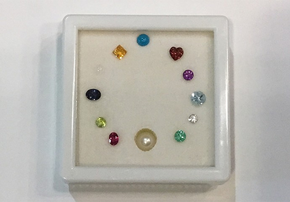 誕生石12石 ルースセットB 天然石 M002 天然石 (有)クラシゲ宝飾 通販 