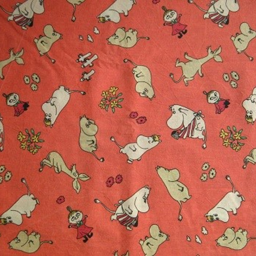 R様お取り置き分・ヴィンテージファブリック（ムーミン） 生地  
