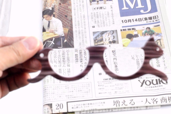 にゃんグラス グレープ 強SET（+2.0 +2.5 +3.0）～手に持つ老眼鏡～携帯ルーペ・拡大鏡・眼鏡・鯖江 8枚目の画像