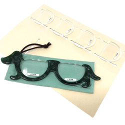 わんグラス シェルホワイト 強SET（+2.0 +2.5 +3.0）～手に持つ老眼鏡～携帯ルーペ・拡大鏡・眼鏡・鯖江 6枚目の画像