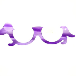 わんグラス ラベンダー 強SET（+2.0 +2.5 +3.0）～手に持つ老眼鏡～　拡大鏡・眼鏡・鯖江 3枚目の画像