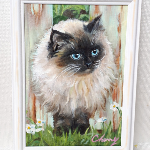 散歩にGO！(ヒマラヤン) 絵画 チェリー Cherry 通販 12068197｜Creema