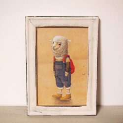 ペンギン/ショート　penguin/piece of cake 日本画 ペンギン/ショート penguin/piece of cake 日本画 絵画 mizoochi 通販