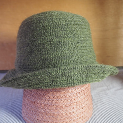 毛糸ブレードキャペ（グリーン） 3枚目の画像