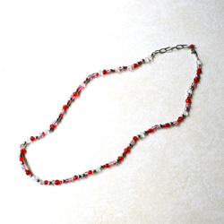 Crimson Long Necklace 項鍊/手鍊 2WAY 不銹鋼金屬過敏兼容 第3張的照片