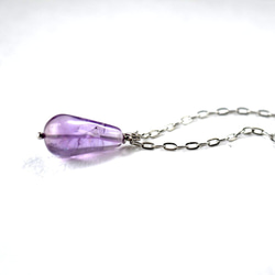 再次上架外科不銹鋼長項鍊天然石石英水晶金屬過敏免費送貨和包裝 第7張的照片