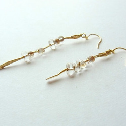 圓錐3  鈦金屬勾式耳環  也可變更成為夾式耳環 第10張的照片