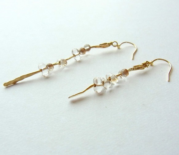 圓錐3  鈦金屬勾式耳環  也可變更成為夾式耳環 第10張的照片