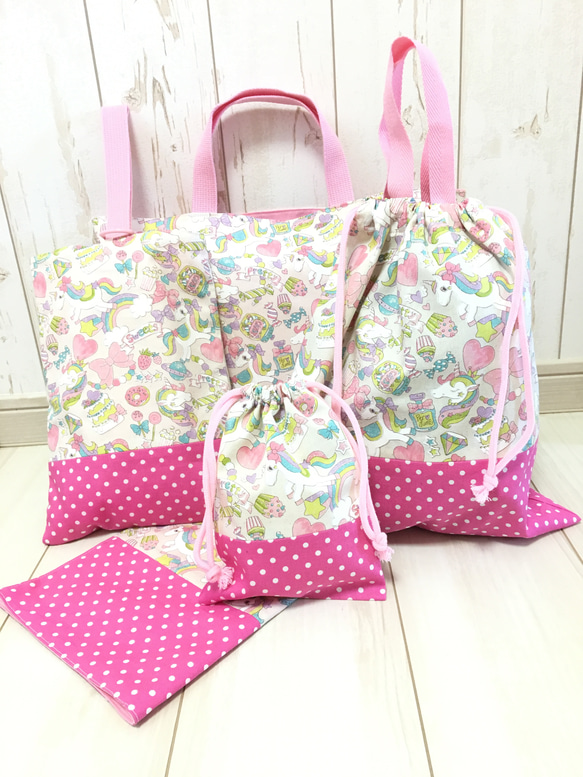 ちえりんこ様迷彩柄入園入学セット リバティ カラフルアニマル 入園、入学セット | moitie moitie
