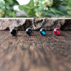 2way・5㎜】ロンデル・サージカルステンレスピアス・ノンホールピアス