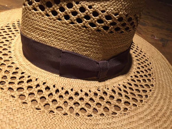 Vintage Panama Classical Wide Brim Fedora パナマハット ストローハット 3枚目の画像