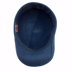 Wool Felt Jockey Cap  ウールフェルトジョッキーキャップアーミーグリーン 4枚目の画像